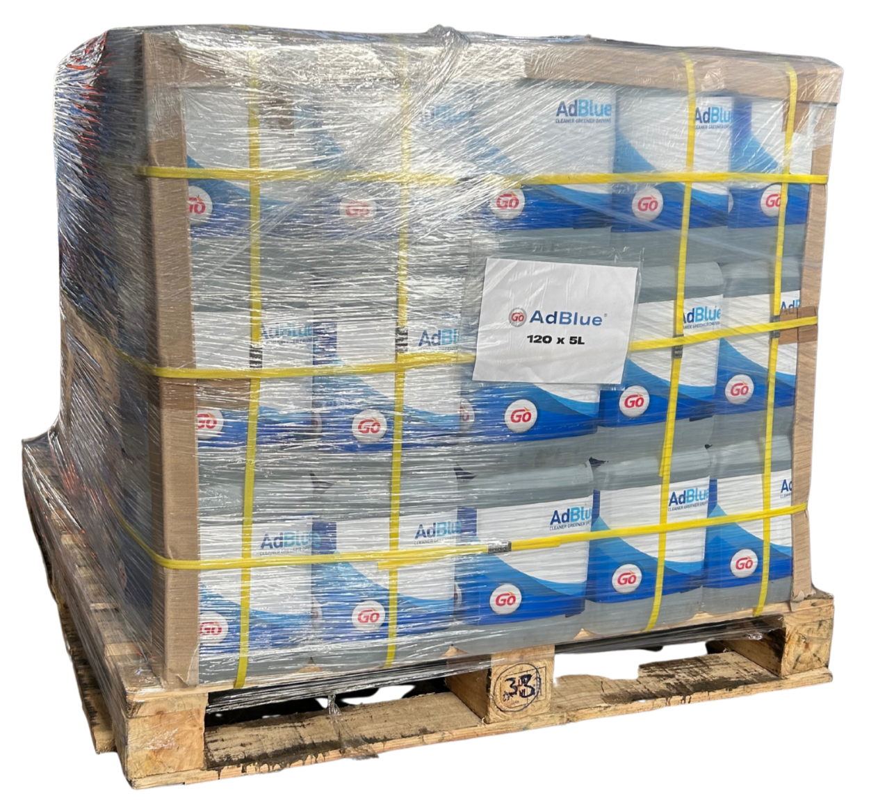 AdBlue 120 x 5ltr Pallet (£4.05 each)